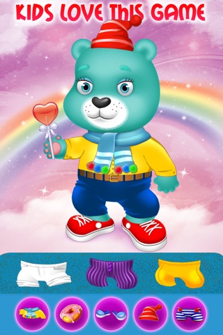 The Style and Make My Little Bears Game - Love Playtime and Care Fashion Salon Dress Up Free screenshot 2