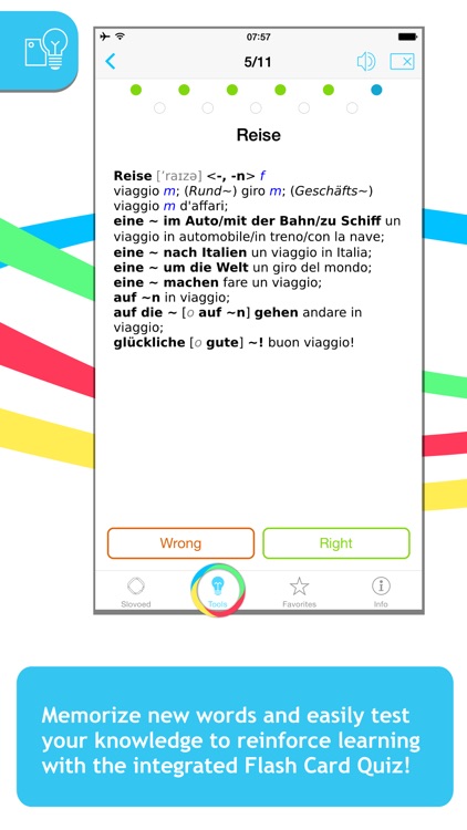 German <-> Italian Slovoed Deluxe talking dictionary screenshot-3