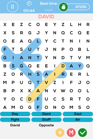 Bible Word Search Puzzles - 1000's of Cross Words from the Holy Scriptures screenshot 4