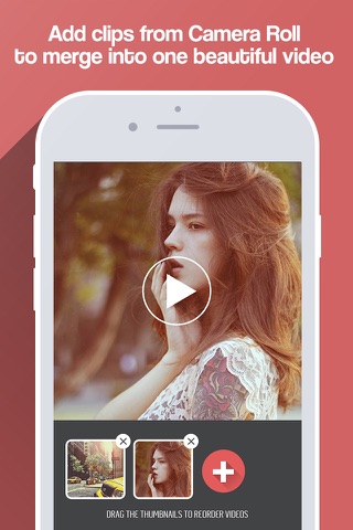 Merge Video + Combine and Mix Movie Clips & Slideshows Together for Vine and Instagram screenshot 2