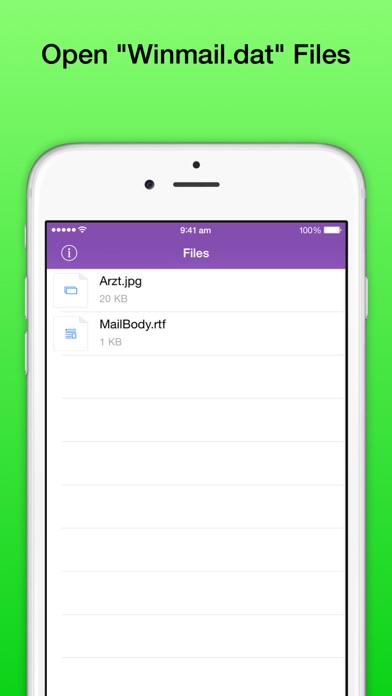 Winmail.dat File Viewer Pro - Open winmail.dat TNEF-encoded Outlook files on iPhone and iPad Screenshot 2