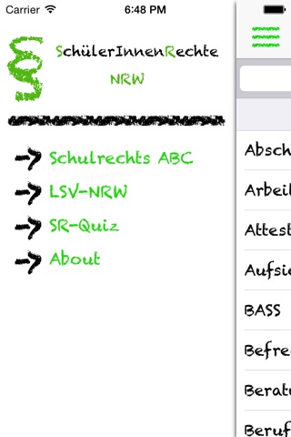 SchülerInnenrechte NRW / SR-NRW screenshot 2