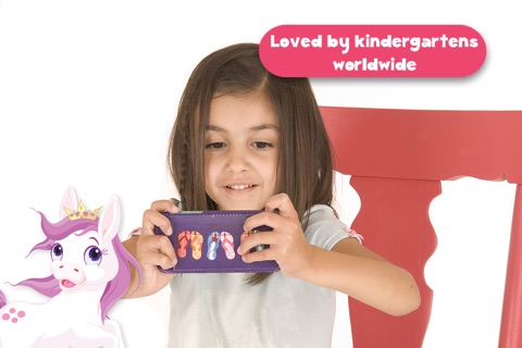 Free Kids Puzzle Teach me ponies for girls - Learn about pink ponies, cute fairies and princesses screenshot 3