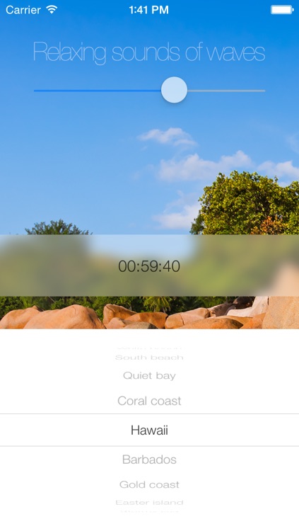 Relaxing sounds of waves (high-quality natural sound and with 24-hour countdown timer)