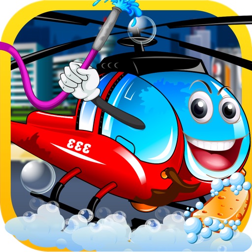 Copter Wash – Kids auto swing helicopter washing game and repair salon shop iOS App