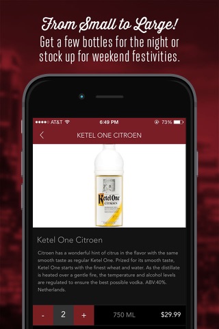 TopShelf Alcohol Delivery App screenshot 4