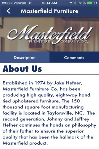 Masterfield Furniture Company screenshot 3