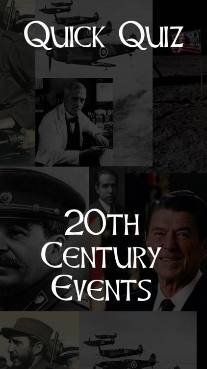 Quick Quiz - 20th Century Events