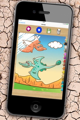 Dinosaurios para pintar y dibujos para colorear con rotulador mágico - Premium screenshot 4