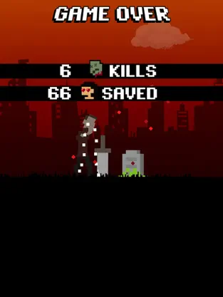 Screenshot 4 Sangriento el pixel el zombi iphone