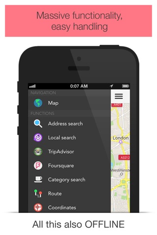 ForeverMap 2 - Worldwide Offline Maps and Online Maps (Americas Edition) screenshot 2