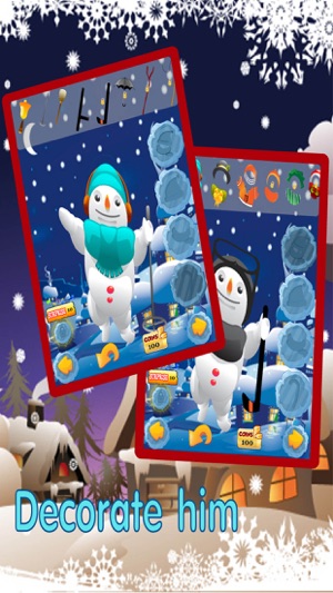 Snowman Dress Up Maker -Decorate Santa 's Christmas Town wit(圖4)-速報App