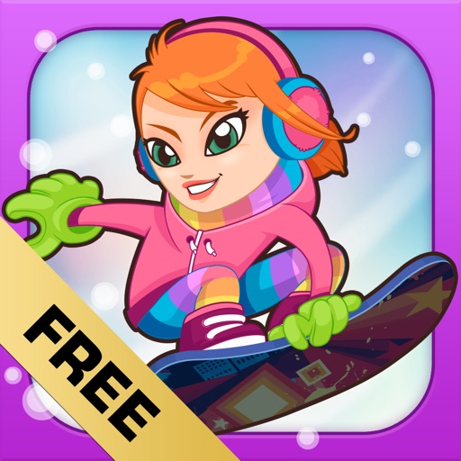 Snow Racer Friends Free Icon