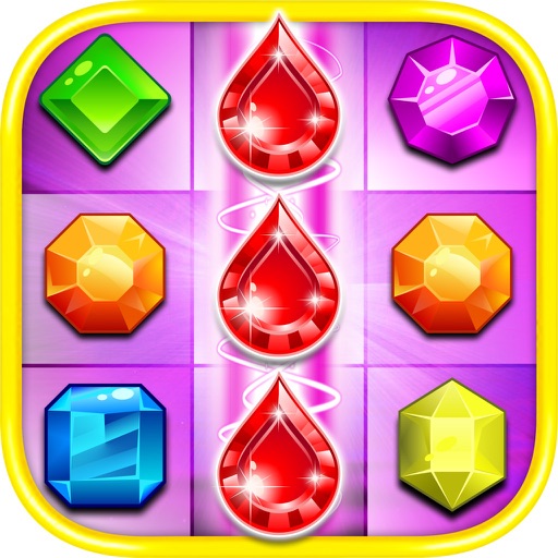 Diamond Star Quest Gemz II - The Best Gem Jewel Puzzle Dash Edition Free Games For Iphone icon