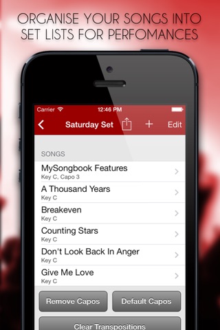 MySongbook - Lyrics and chords screenshot 2