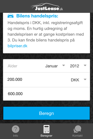 JustLease - afgift med måde screenshot 3