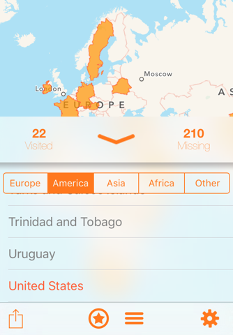 Countries Visited - Map screenshot 4