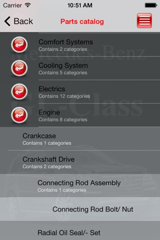 Запчасти Mercedes-Benz GL-class screenshot 2