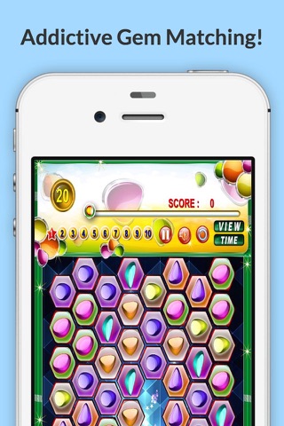 Gem Swap Drop! Pop The Mine Diamond Puzzle Dig-ger with Friends Deluxe 3 screenshot 2