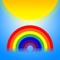 - Reaction rainbow is a challenging game where you must tap a box that changes color relating to what the corresponding word says, while it attempts to distract you by filling the word with an irrelevant color