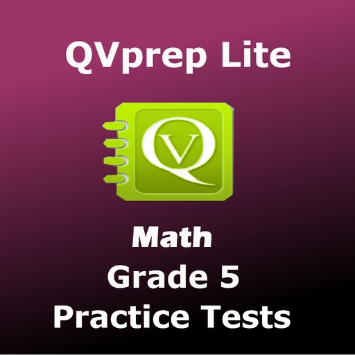QVprep Lite Math Grade 5 Practice Tests icon