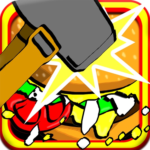 Fast Food Destroy-er Mania Pro – A Hammer Hitting and Smasher Game Icon