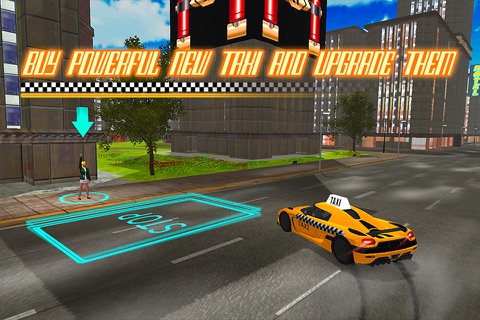 3D Taxi City Parking - Crazy Cab Traffic Driving Simulator Extreme : Free Car Racing Game screenshot 3