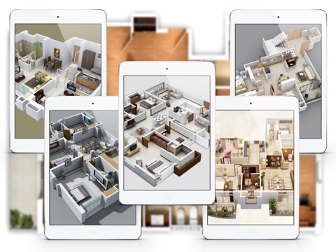 Bedroom Design Ideas - Apartment Floor Plans for iPad screenshot 2