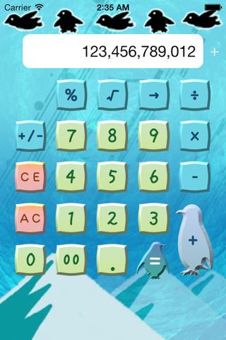 Penguin Calculator screenshot 3
