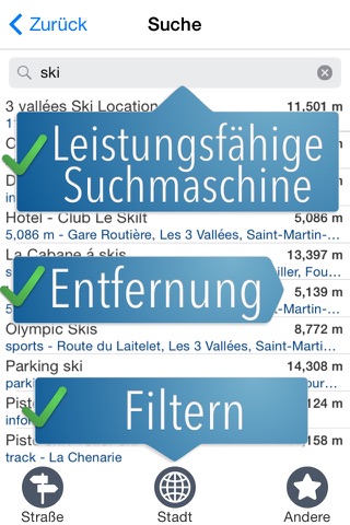 Les Trois Vallées Ski Map screenshot 4