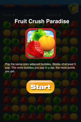 Fruit Crush Paradise - Fruit Blast Mania,Fruit Match Game screenshot 4