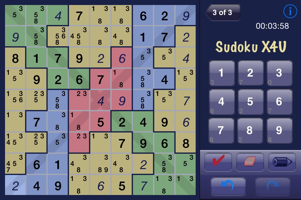 Sudoku X4U screenshot 2