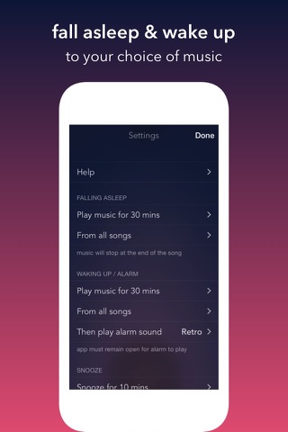 Sleepify - Music Alarm Clock screenshot 3