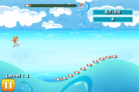 Crazy Water Wave Surfer - Awesome water racing game screenshot 2