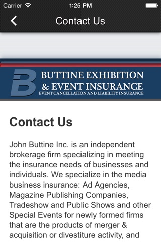 Buttine Insurance screenshot 3