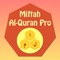 Miftah Al-Quran Pro is a Complete and Comprehensive Interactive application for learning how to read the Holy Quran