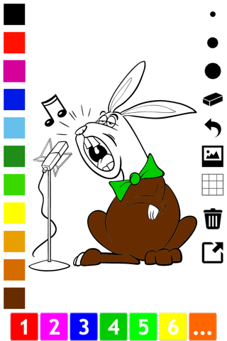 Animals sing a song: coloring book for children screenshot 2