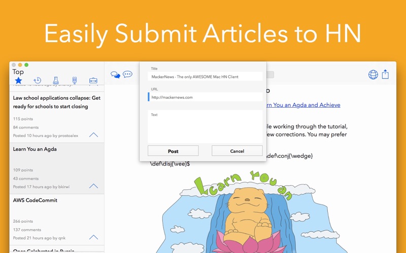 MackerNews: The Hacker News Client thumbnail 2