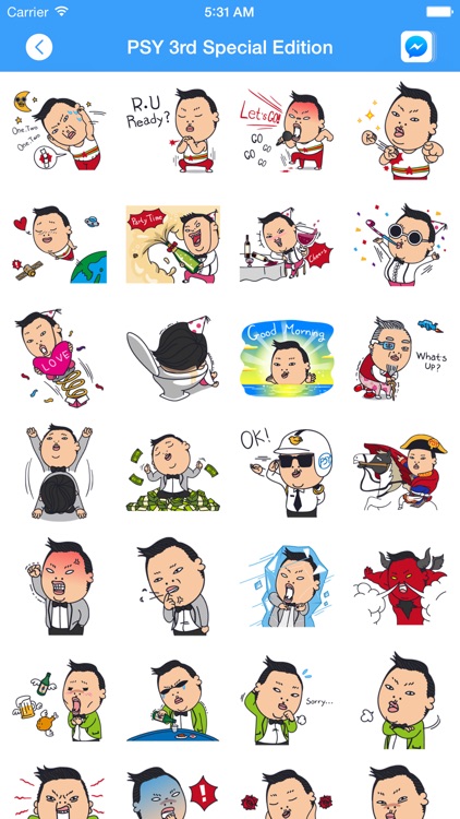 Total Stickers for Messenger