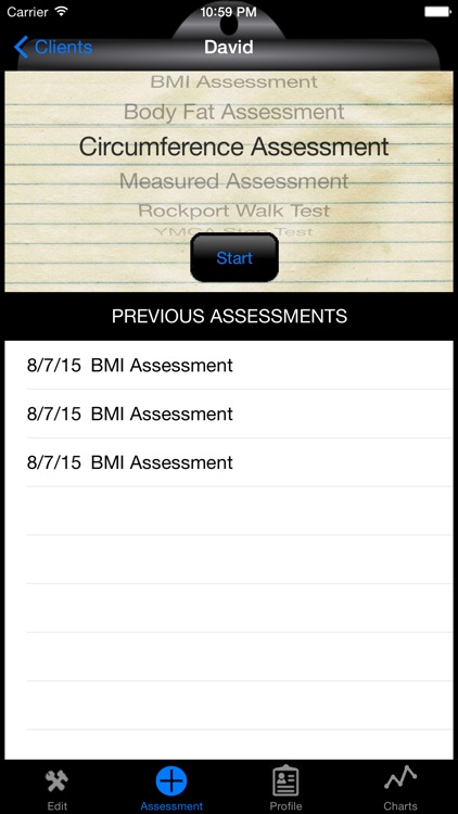 Fitness Assessments