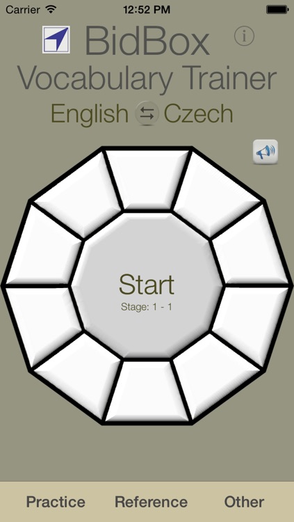 Vocabulary Trainer: English - Czech