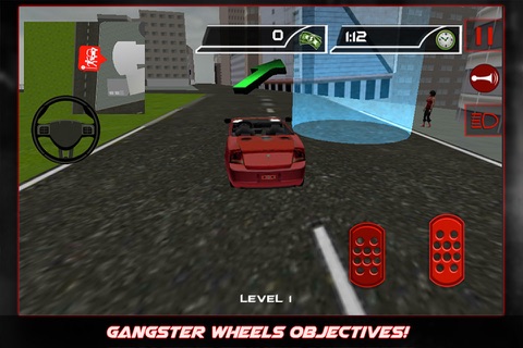 Crazy Gangster Car Driver Simulator 3D screenshot 2