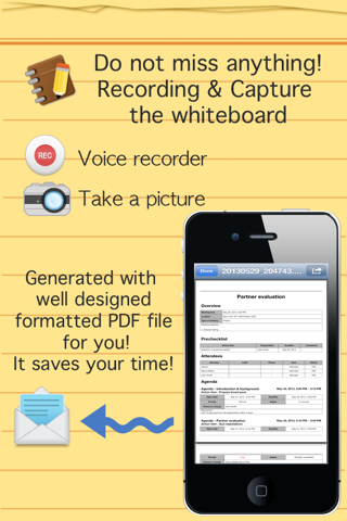 Smart meeting minutes multi sync - Schedule & action item check list screenshot 4