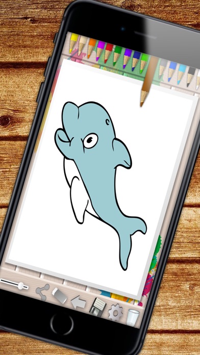 How to cancel & delete Sea Animals Coloring Book - color and paint fish from iphone & ipad 4