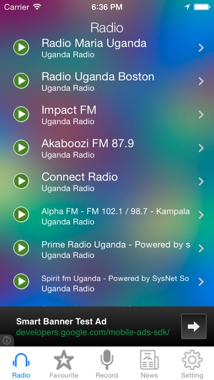 Uganda Radio News Music Recorder