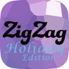 Holiday ZigZag - Drag broken words to solve Hanukkah, Kwanzaa and New Year Puzzles