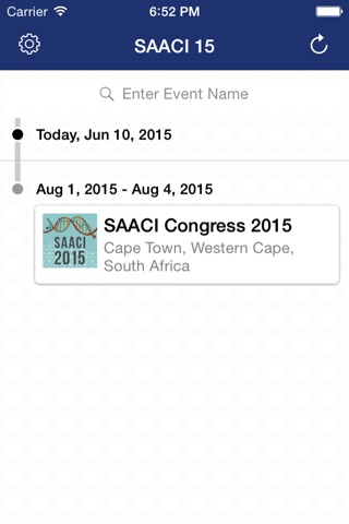 SAACI Congress 2015 screenshot 2