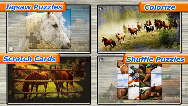 Mighty Horses - Real Horse Picture Puzzle Games for kids(圖2)-速報App