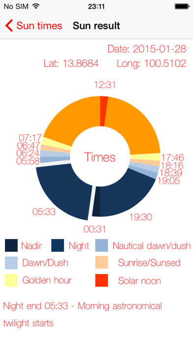 sun survey Screenshot 3