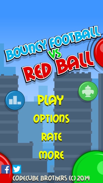 Bouncy FootBall vs Red Ball FREE screenshot-3